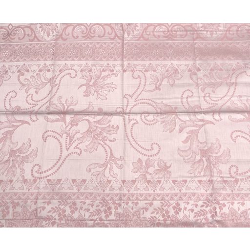 Billerbeck Bianka 100% pamut-szatén púderrózsaszín nyomott mitászatú középpárnahuzat 50x70 cm