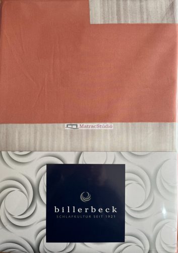Billerbeck Bianka “Harmony” lazacrózsaszín -ezüstszürke szín 5r. 100% pamutszatén ágyneműhuzat garnitúra 