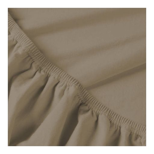 Billerbeck REBEKA elasztikus jersey gumis lepedő - Kapucíner 140/160*200 cm