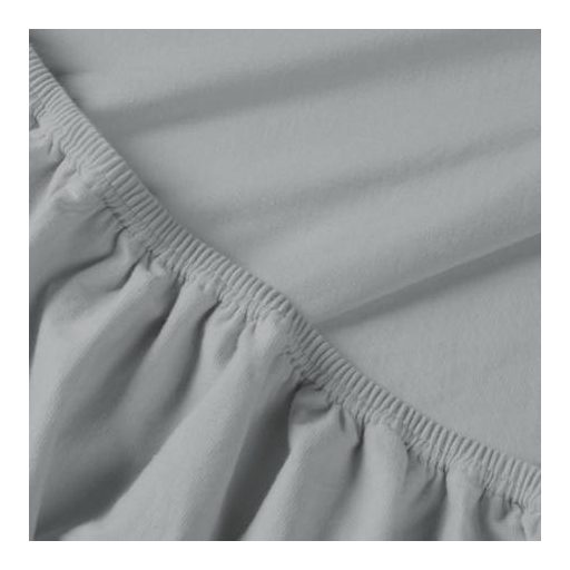 Billerbeck REBEKA elasztikus jersey gumis lepedő - Mákos Mousse 180/200*200 cm