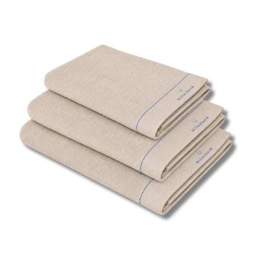 Billerbeck törölköző Homokvarázs sand/homok 30x50 cm arc-és kéztörlő