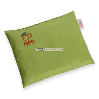 Prána Meggymag párna zöld huzatban