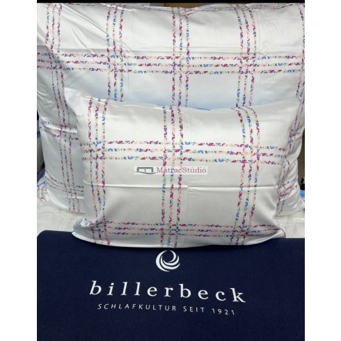Billerbeck Bianka “Tavasz égszínkék”- 3 r. 100% pamutszatén ágyneműhuzat garnitúra