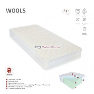   Best Dream Wool's vákuummatrac 100% gyapjú fedőréteggel 80*200 cm téli/nyári oldallal